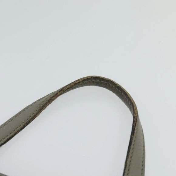 GUCCI Bamboo Daily Hand Bag Leather 2way Gray Silver 370831 Auth ep8016 - Picture 9 of 16